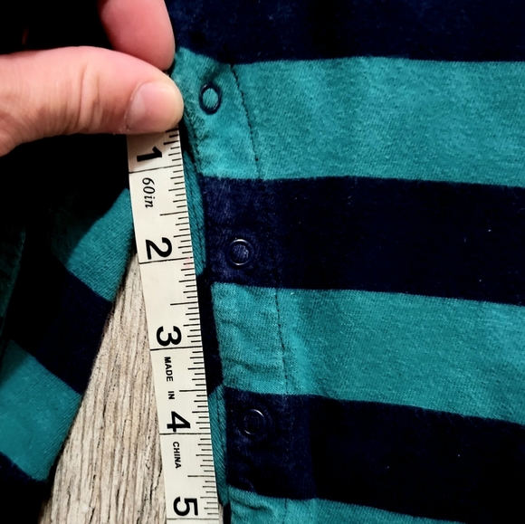 Gymboree Baby Boys 3-6 Rugby Striped Romper - Picture 7 of 8